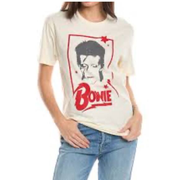DAVID BOWIE Aladdin Sane Short Sleeves T-Shirt w/ Vibrant Print Size M - Picture 1 of 7